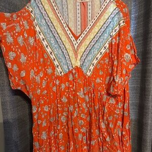 Haptics 3X Boutique Dress in Orange